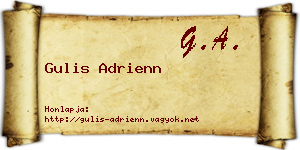 Gulis Adrienn névjegykártya